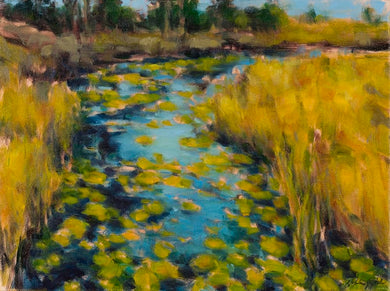 Evening Marsh by Dolores Justus