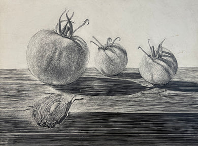 Black & White Tomatoes Study by Frank Goff