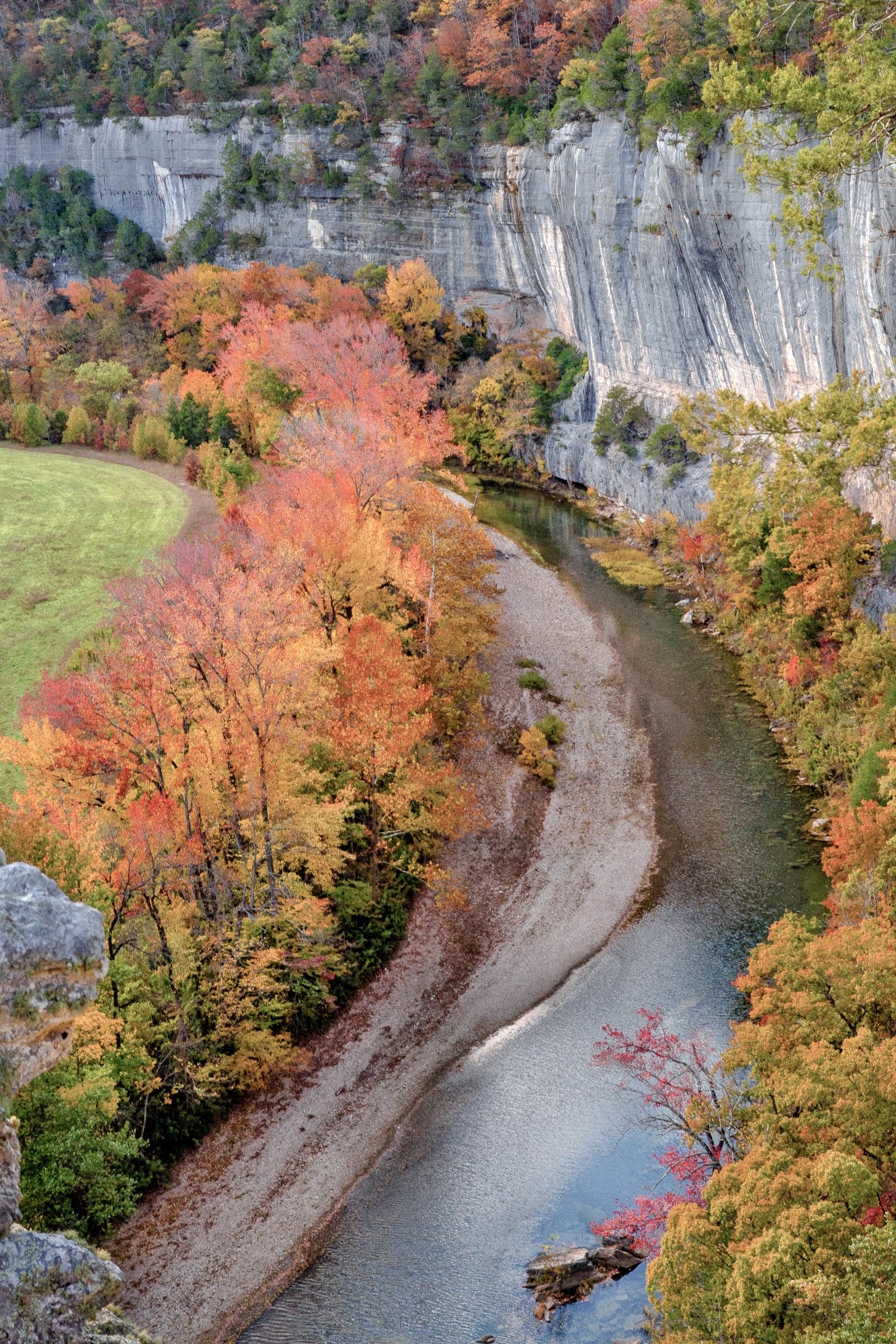 Fall on Roark Bluff by Jay McDonald