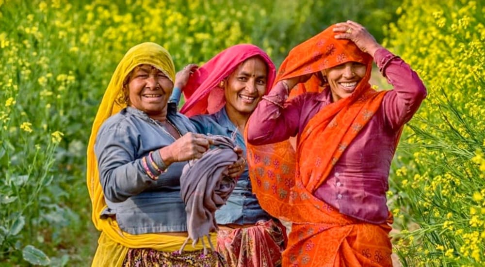 Three Women in India by Jay McDonald