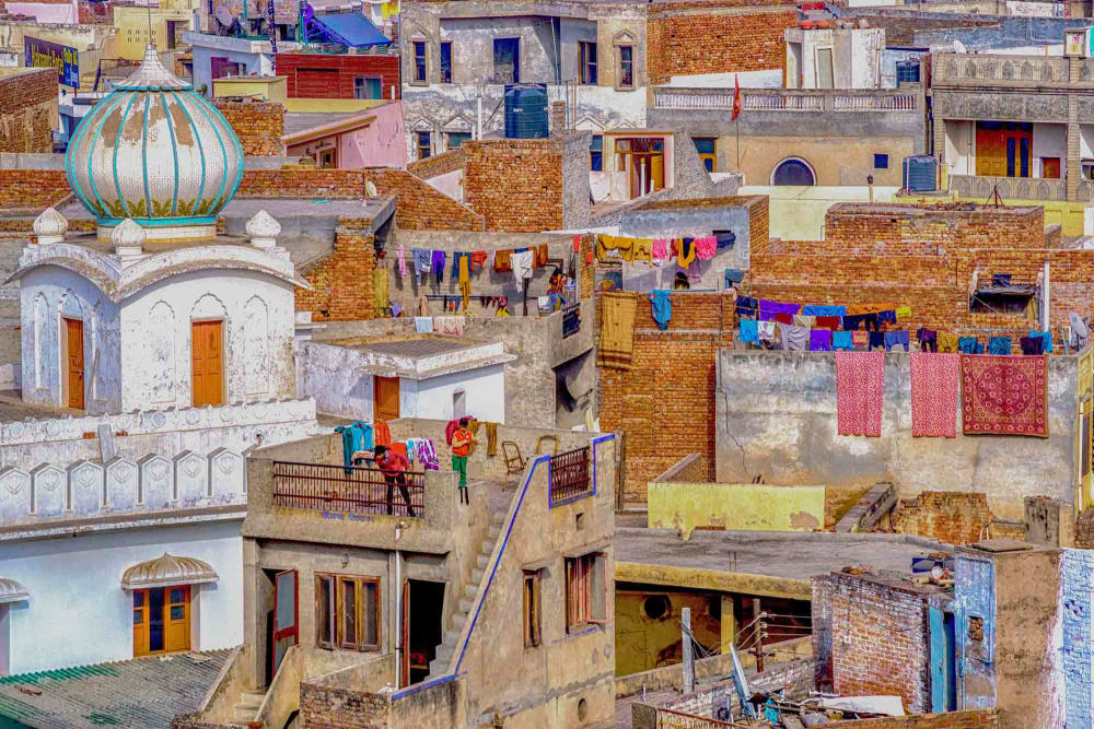 Up on the Roof, New Delhi by Jay McDonald