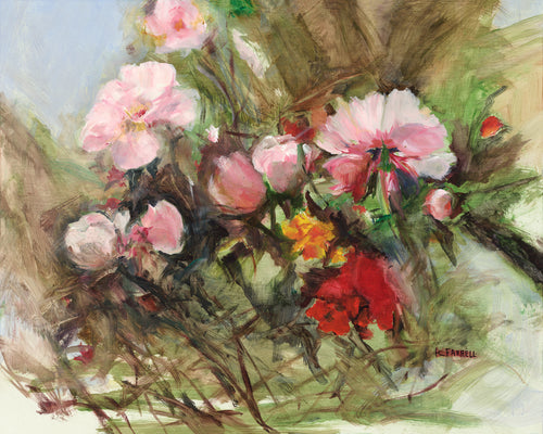 Dancing Peonies by Karolyn Farrell