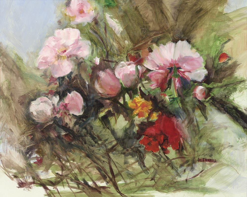 Dancing Peonies by Karolyn Farrell