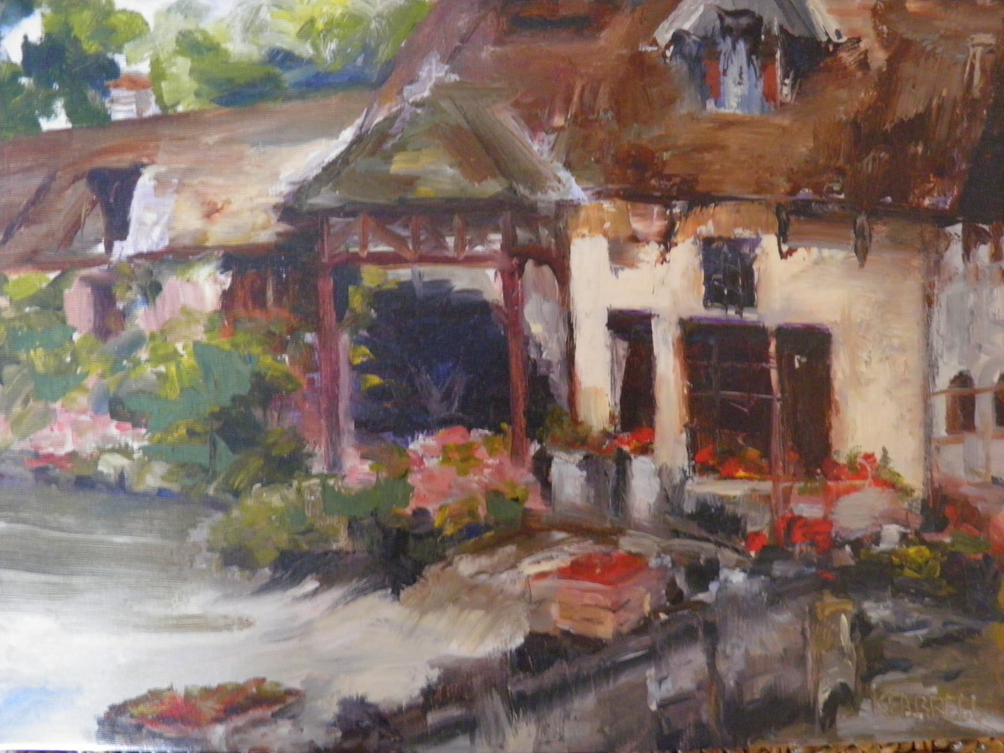 French Farmhouse Near Monet's Garden by Karolyn Farrell