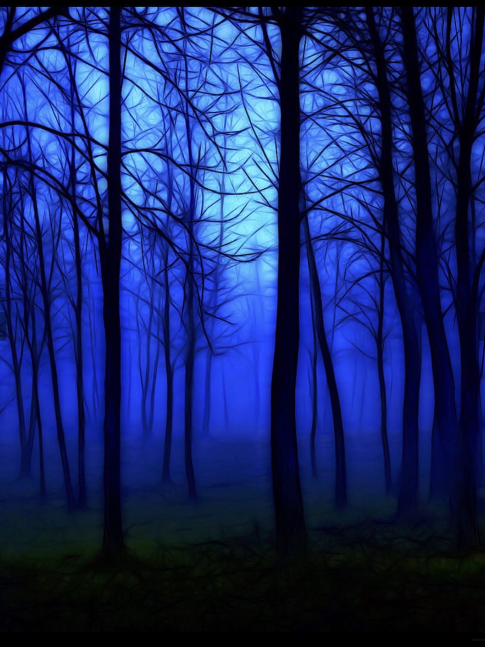 Blue Forest by Rhee Reamy