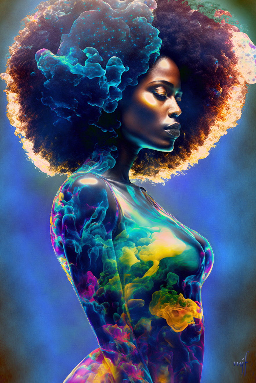 Cosmic Lady by MJ Fentis