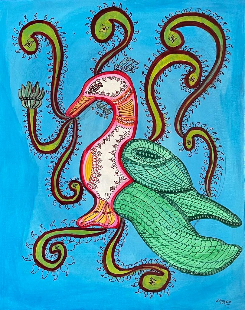 Peacock by Vasudevan Natarajan